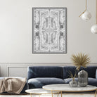 Dynasty-II by Lori Dubois on GIANT ART - white linear gray border