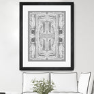 Dynasty-II by Lori Dubois on GIANT ART - white black & white gray border