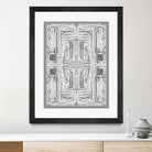 Dynasty-II by Lori Dubois on GIANT ART - white black & white gray border