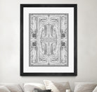 Dynasty-II by Lori Dubois on GIANT ART - white black & white gray border