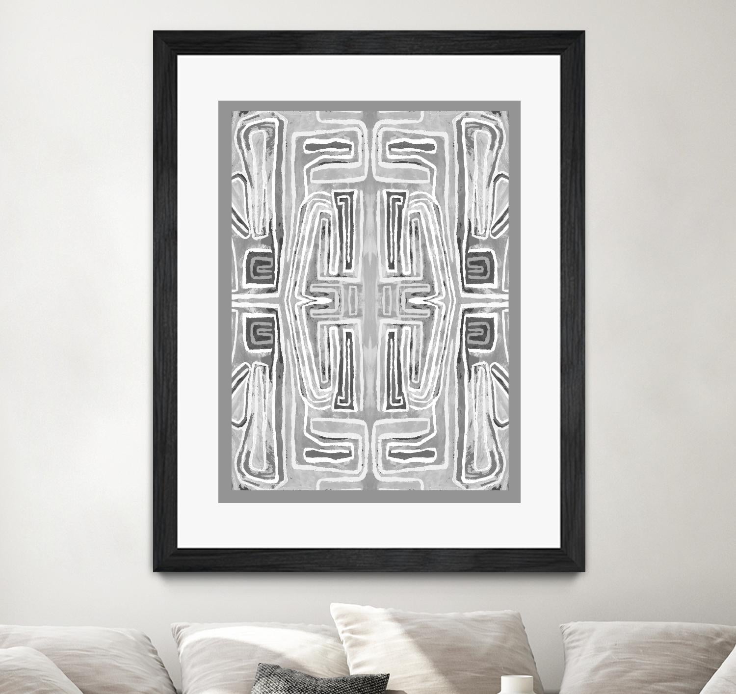 Dynasty-II by Lori Dubois on GIANT ART - white black & white gray border