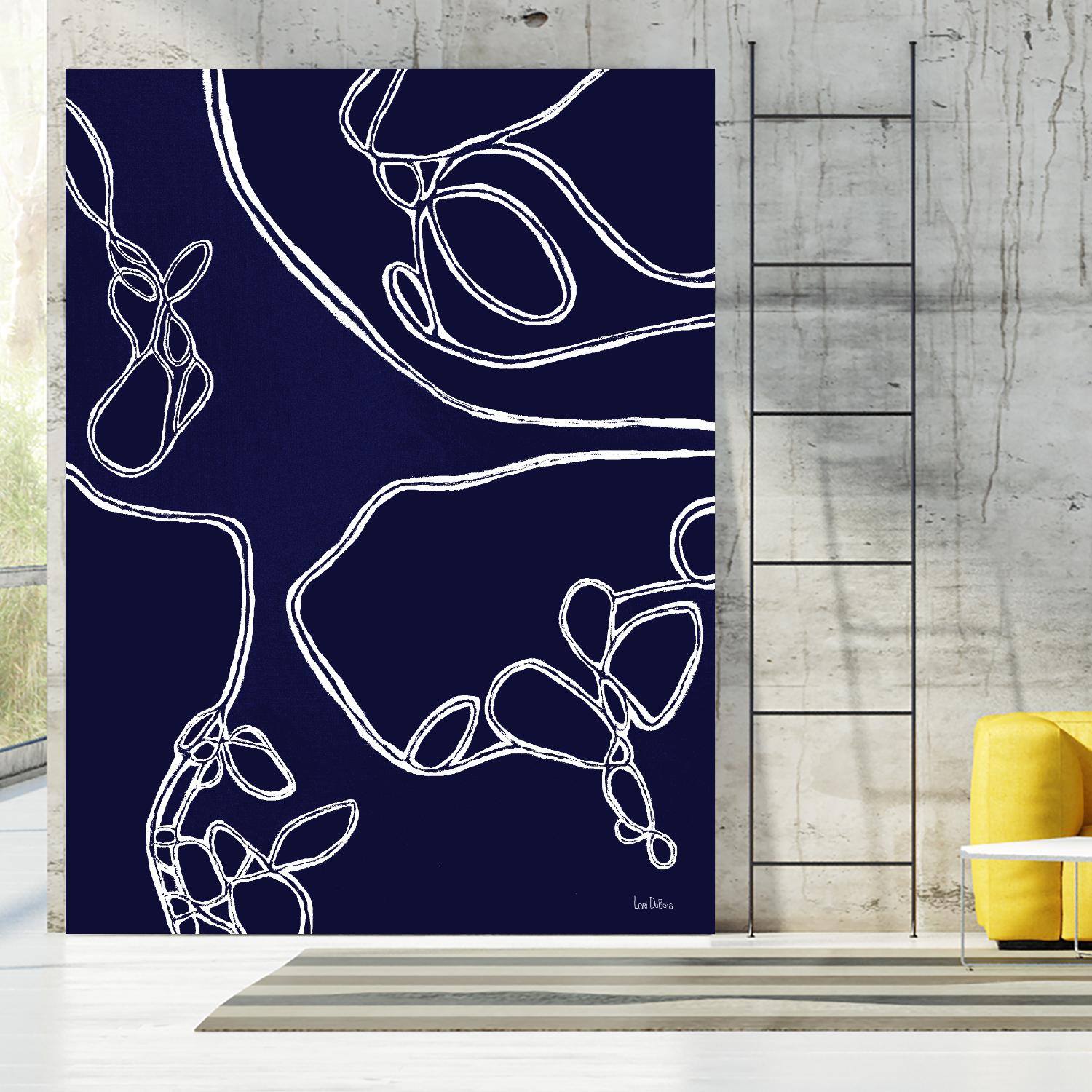 BluePoint by Lori Dubois on GIANT ART - blue linear