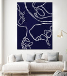 BluePoint by Lori Dubois on GIANT ART - blue linear