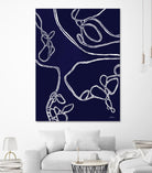 BluePoint by Lori Dubois on GIANT ART - blue linear