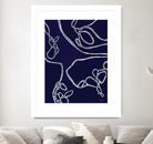 BluePoint by Lori Dubois on GIANT ART - blue linear