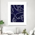 BluePoint by Lori Dubois on GIANT ART - blue linear