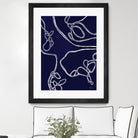 BluePoint by Lori Dubois on GIANT ART - blue linear