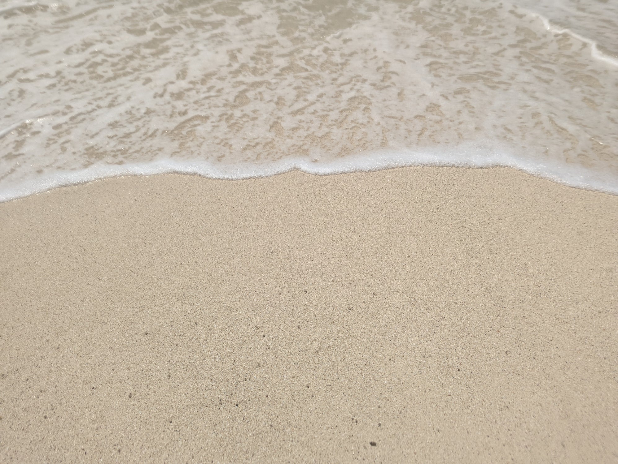 Where the ocean meets  by Jennifer  Cheng on GIANT ART - beige costal