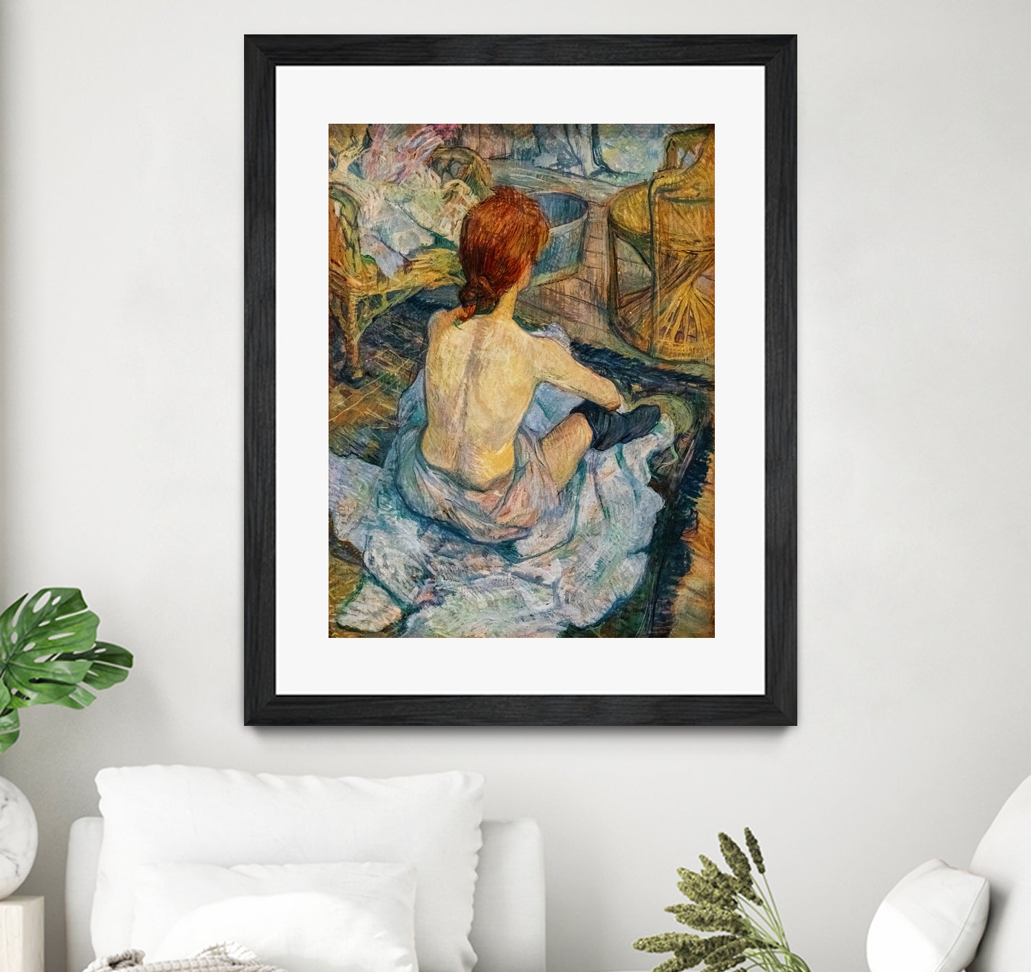 (La Toilette) - 1889  by Henri de Toulouse Lautrec on GIANT ART