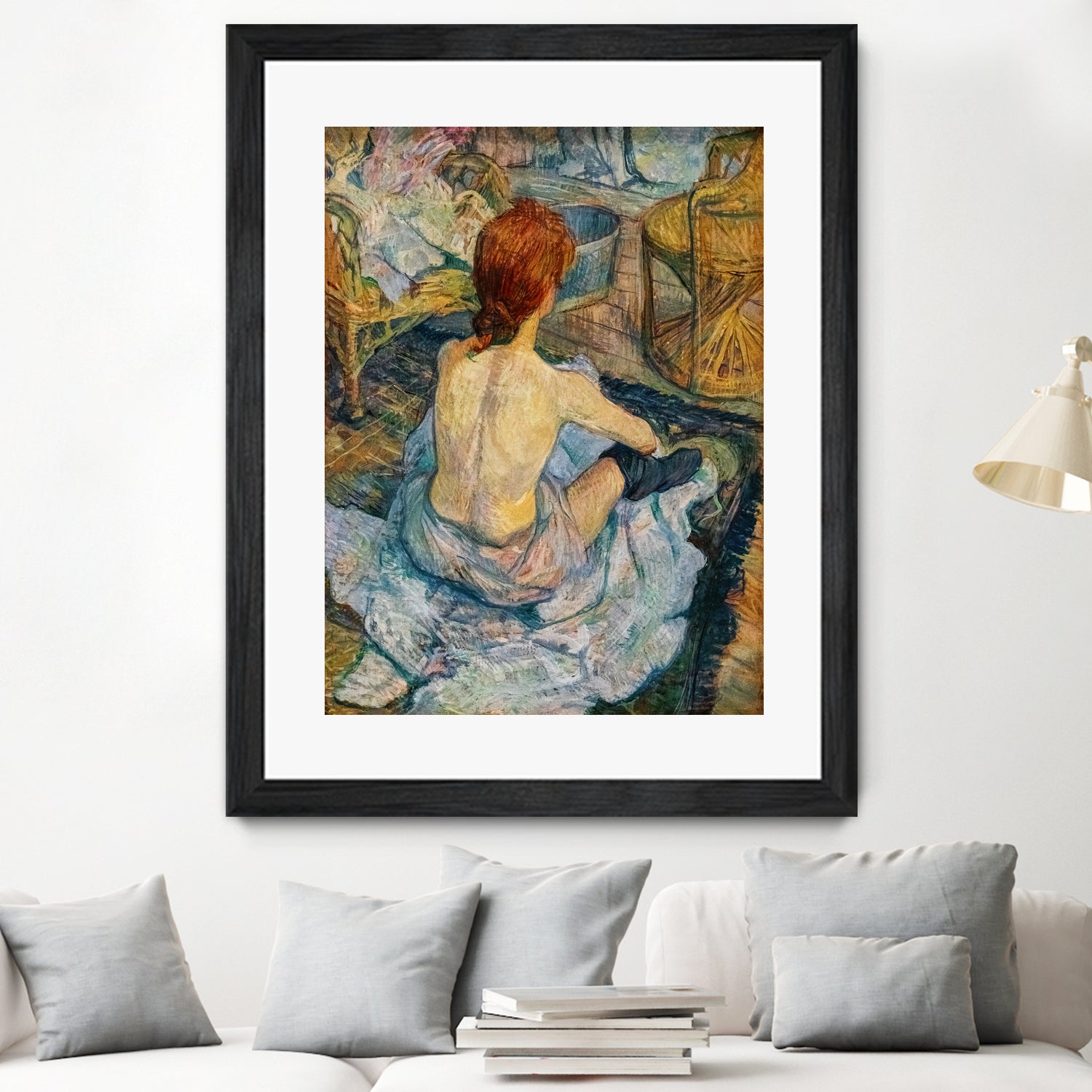 (La Toilette) - 1889  by Henri de Toulouse Lautrec on GIANT ART