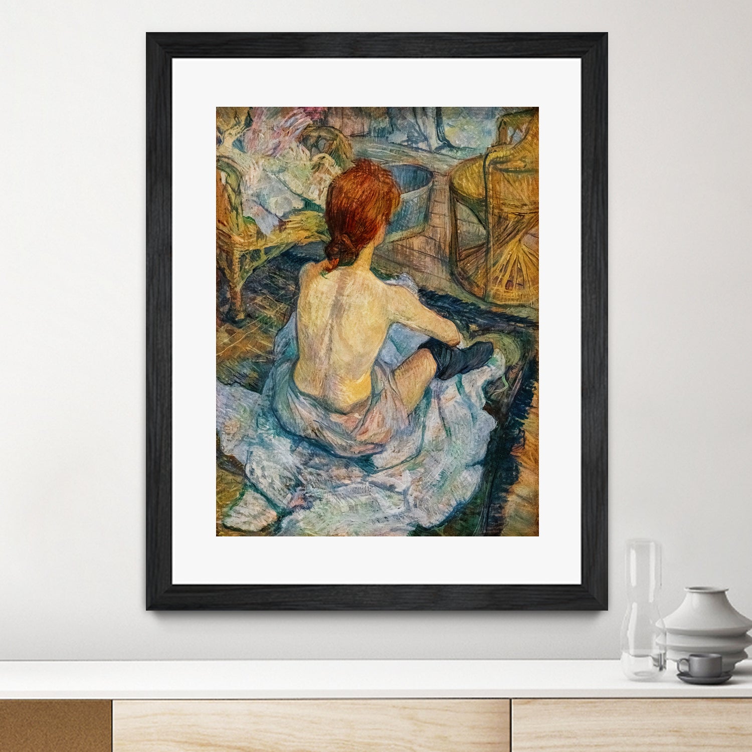 (La Toilette) - 1889  by Henri de Toulouse Lautrec on GIANT ART