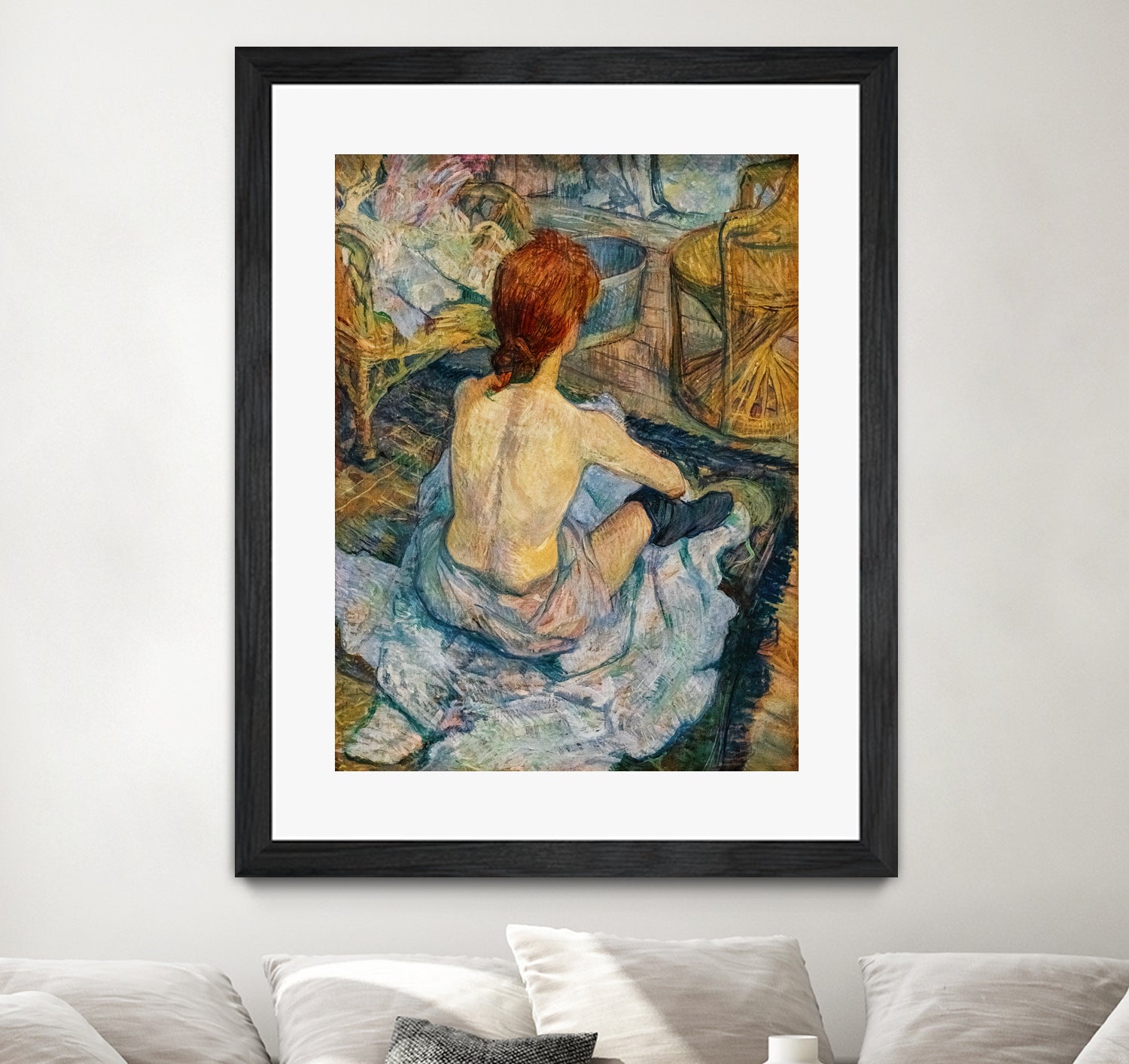 (La Toilette) - 1889  by Henri de Toulouse Lautrec on GIANT ART