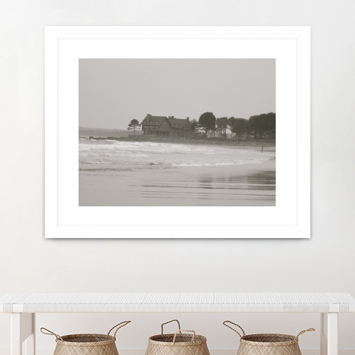 Parsons Beach by Pauline Aubut on GIANT ART - white photography sand