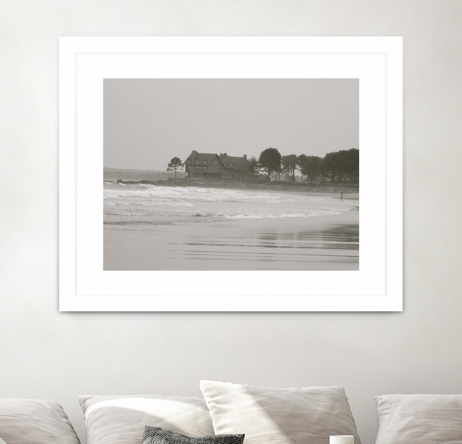 Parsons Beach by Pauline Aubut on GIANT ART - white photography sand