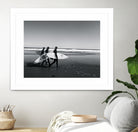 Surfers III by Pauline Aubut on GIANT ART - white coastal  sand