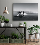 Surfers III by Pauline Aubut on GIANT ART - white coastal  sand