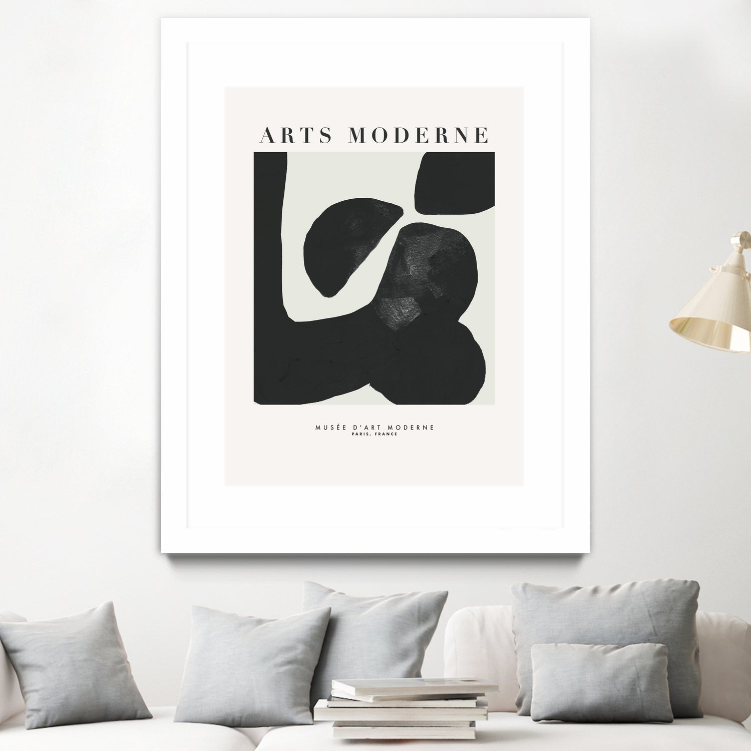 Art Moderne  by M Studio on GIANT ART - black boho