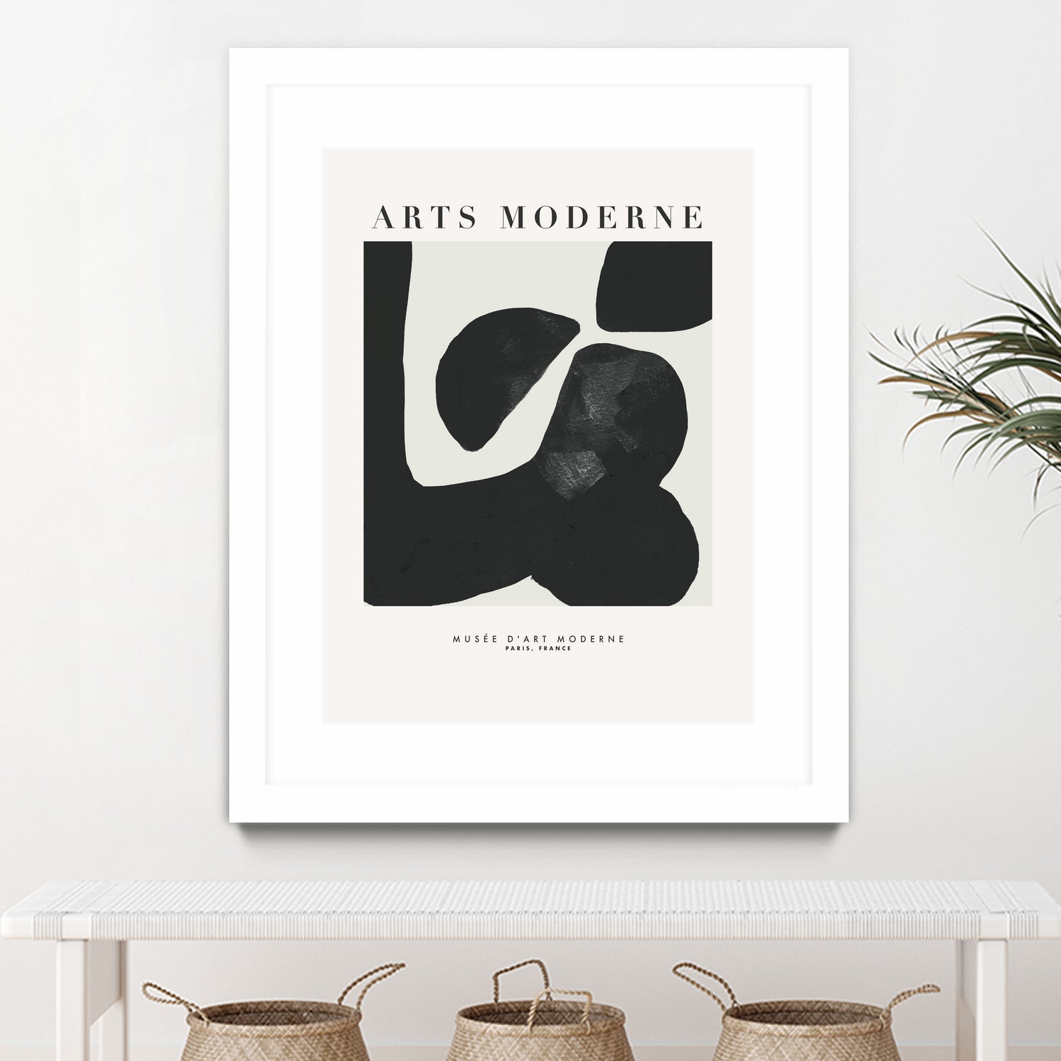 Art Moderne  by M Studio on GIANT ART - black boho