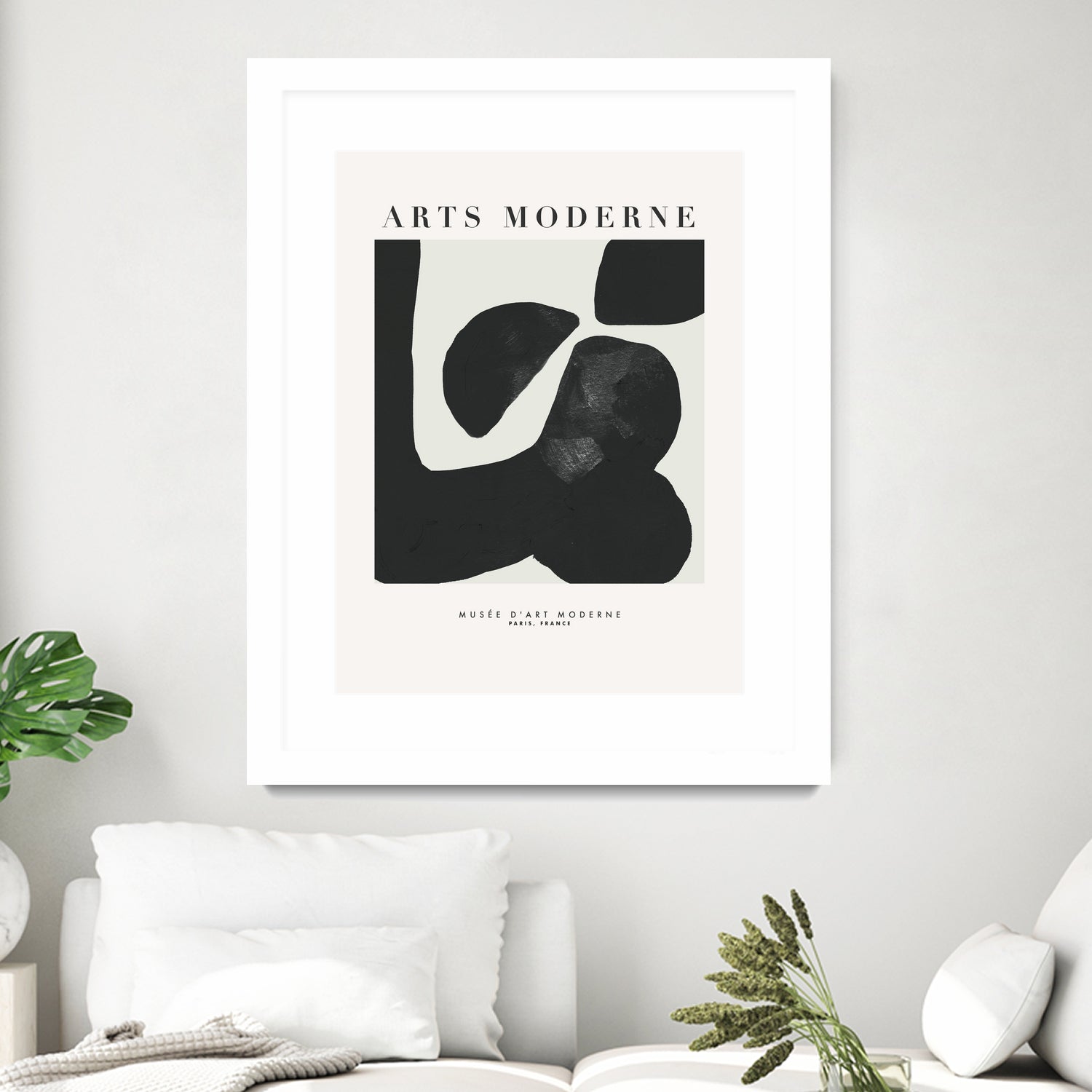 Art Moderne  by M Studio on GIANT ART - black boho