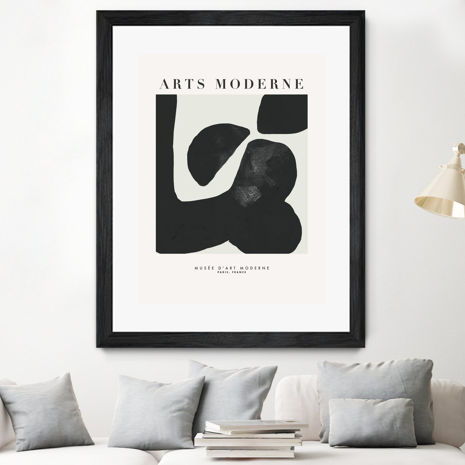 Art Moderne  by M Studio on GIANT ART - black boho