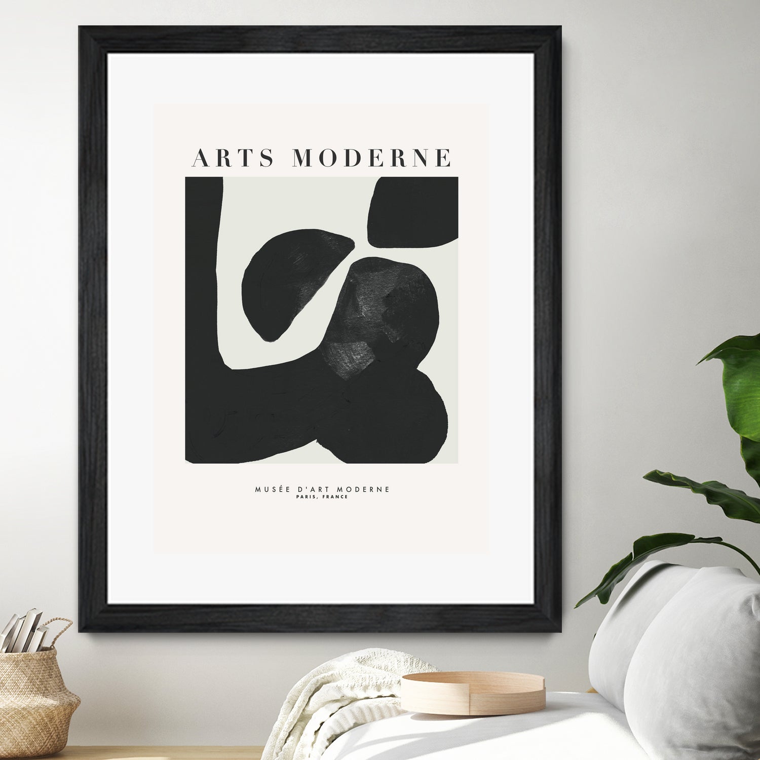 Art Moderne  by M Studio on GIANT ART - black boho