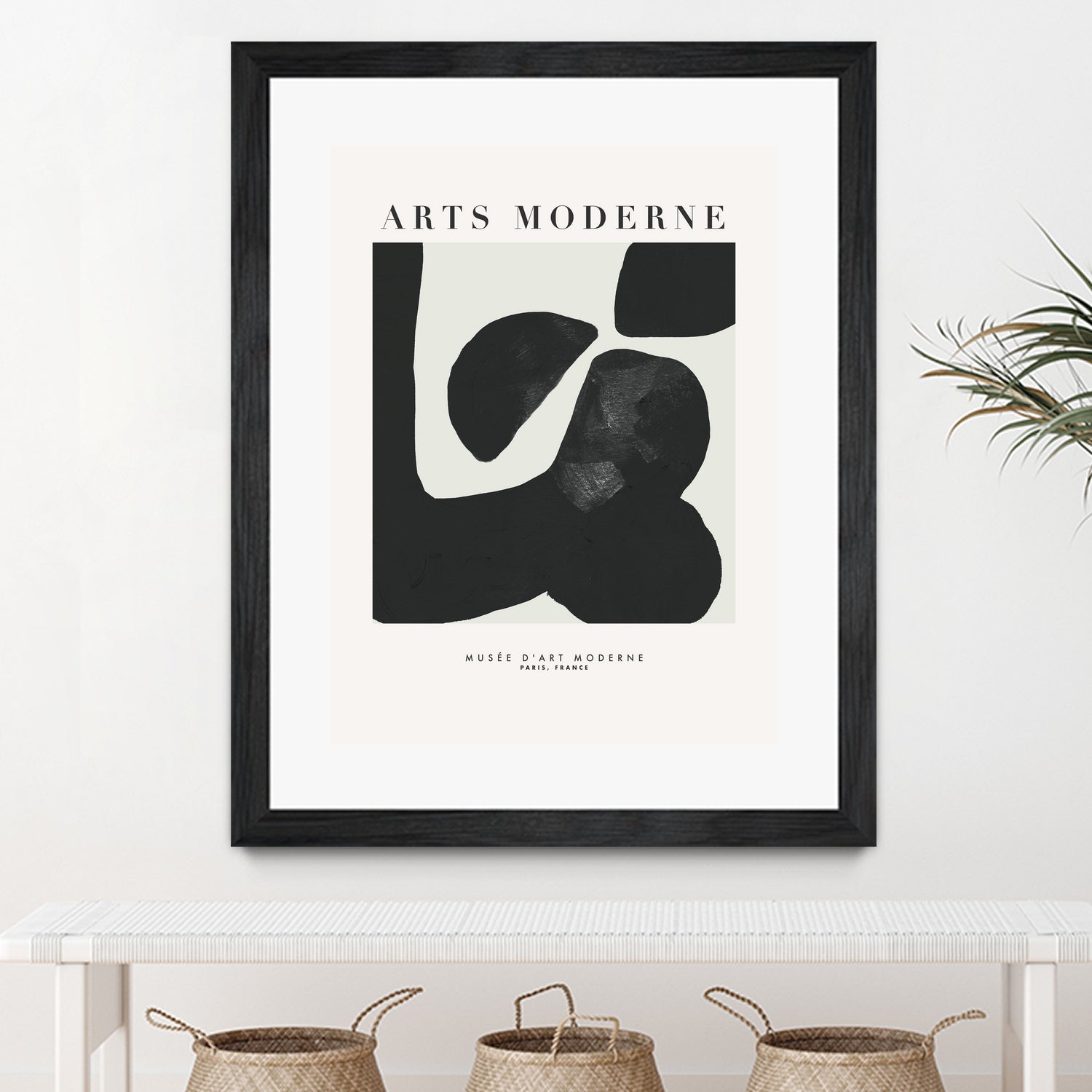 Art Moderne  by M Studio on GIANT ART - black boho