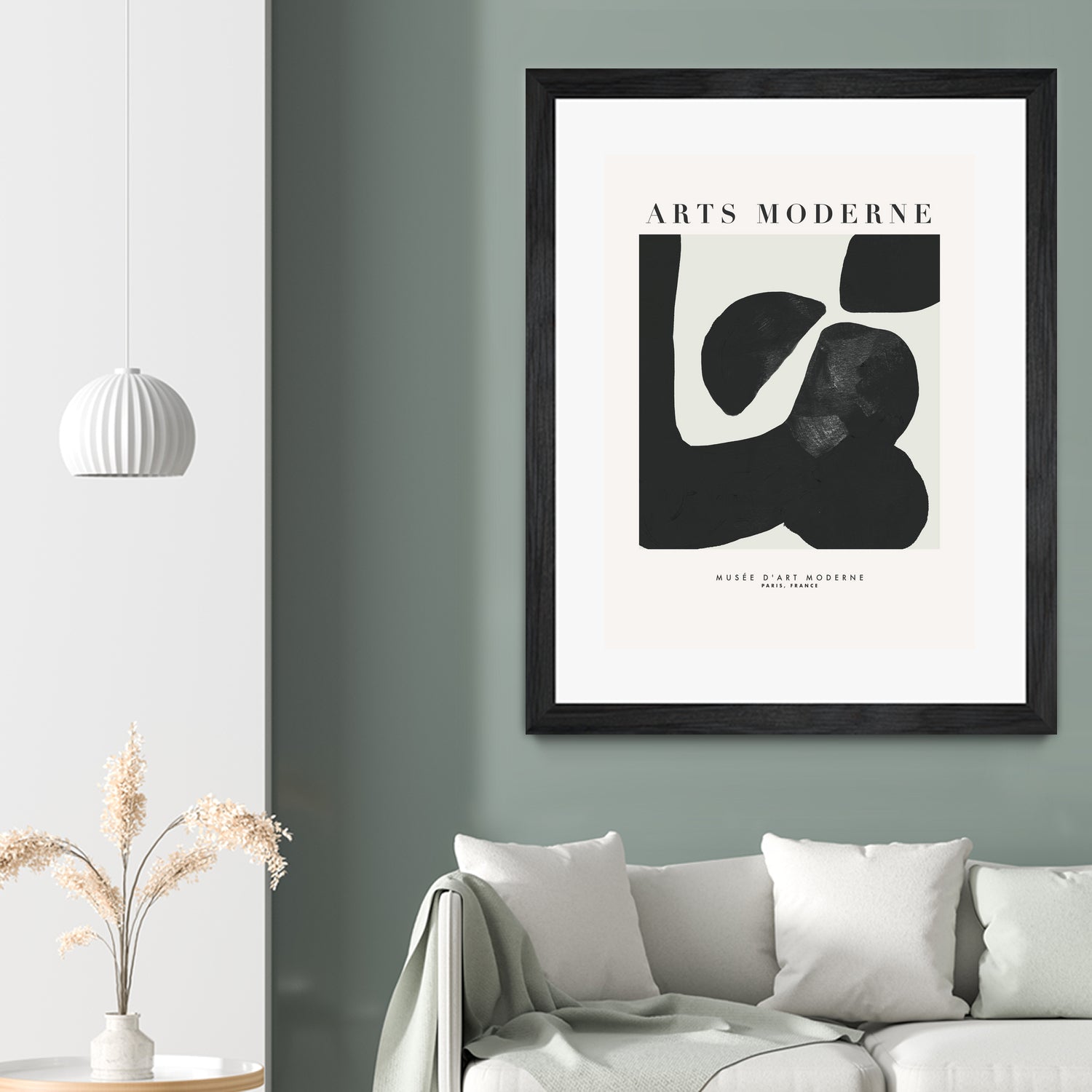 Art Moderne  by M Studio on GIANT ART - black boho