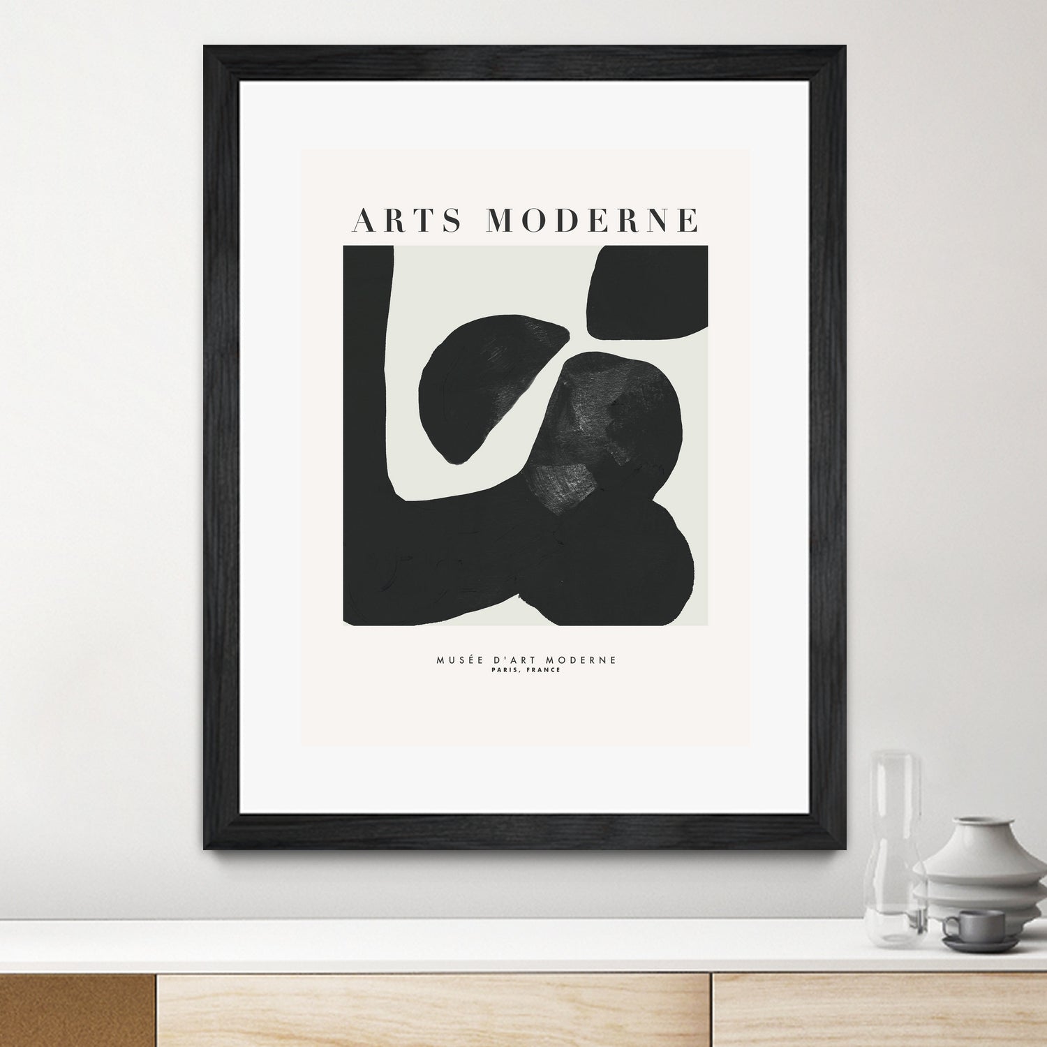Art Moderne  by M Studio on GIANT ART - black boho