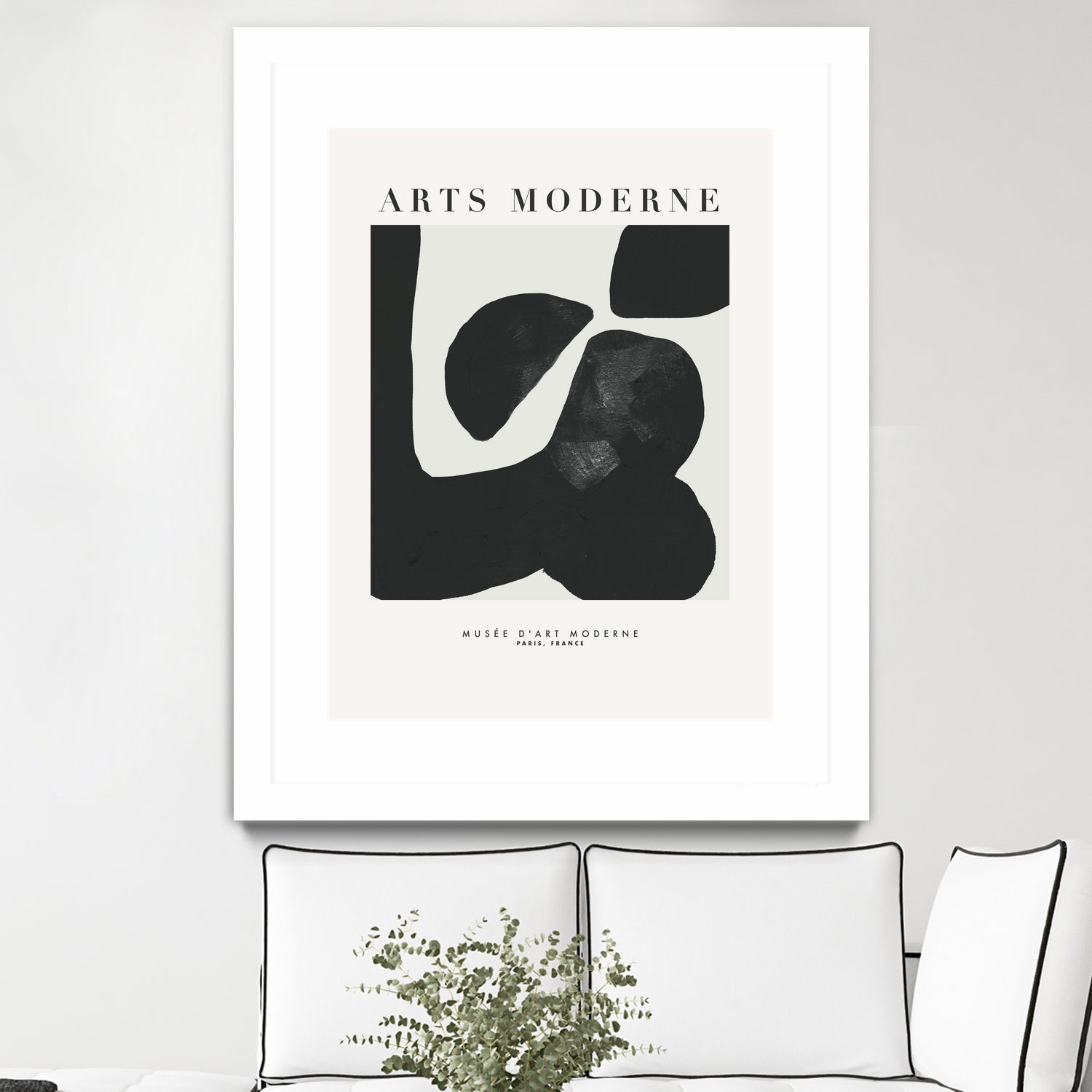 Art Moderne  by M Studio on GIANT ART - black boho