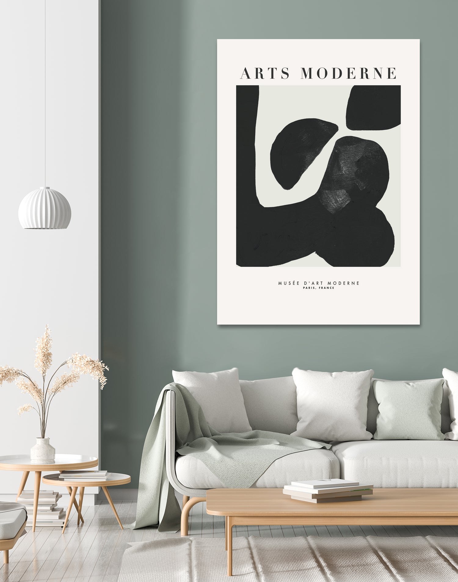 Art Moderne  by M Studio on GIANT ART - black boho