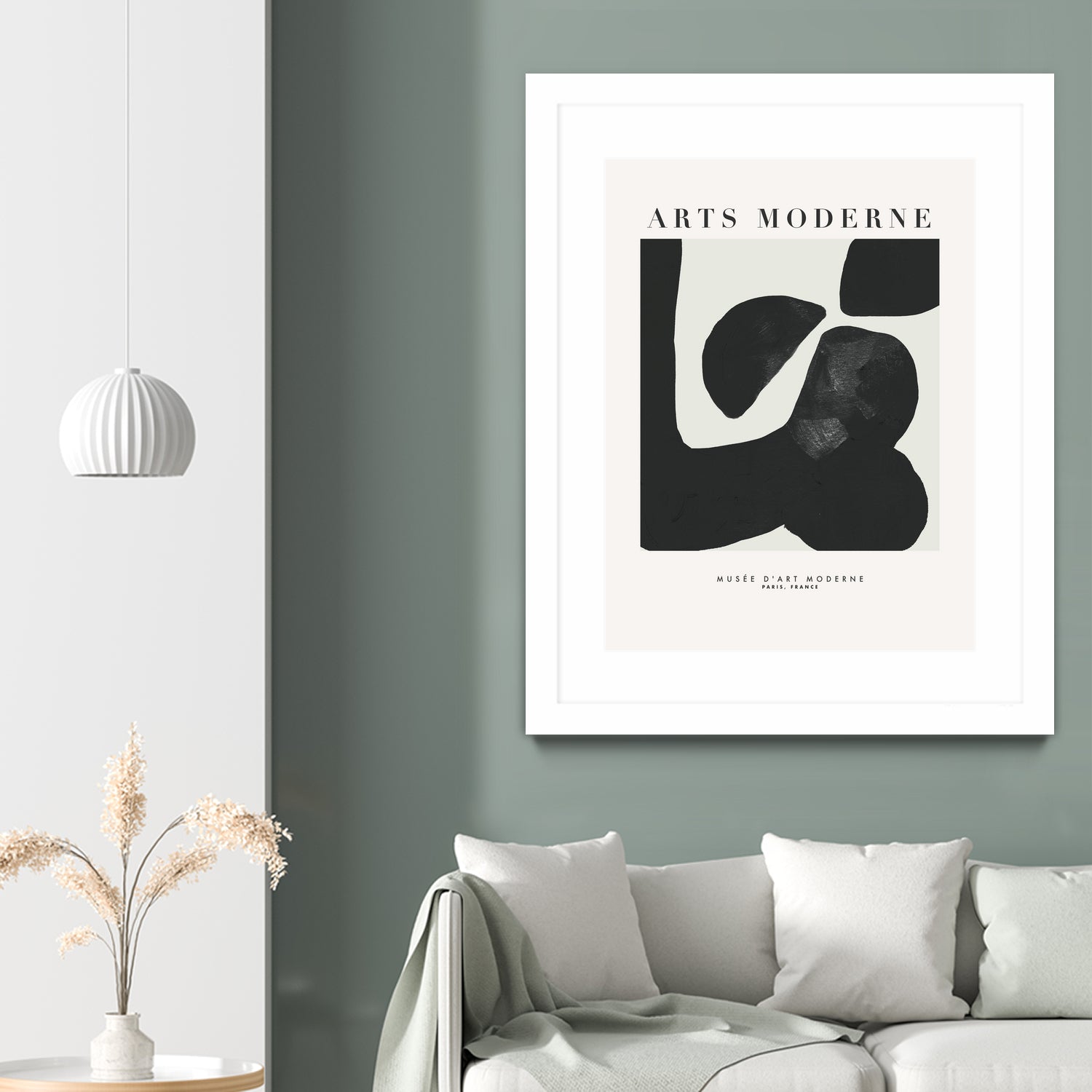 Art Moderne  by M Studio on GIANT ART - black boho