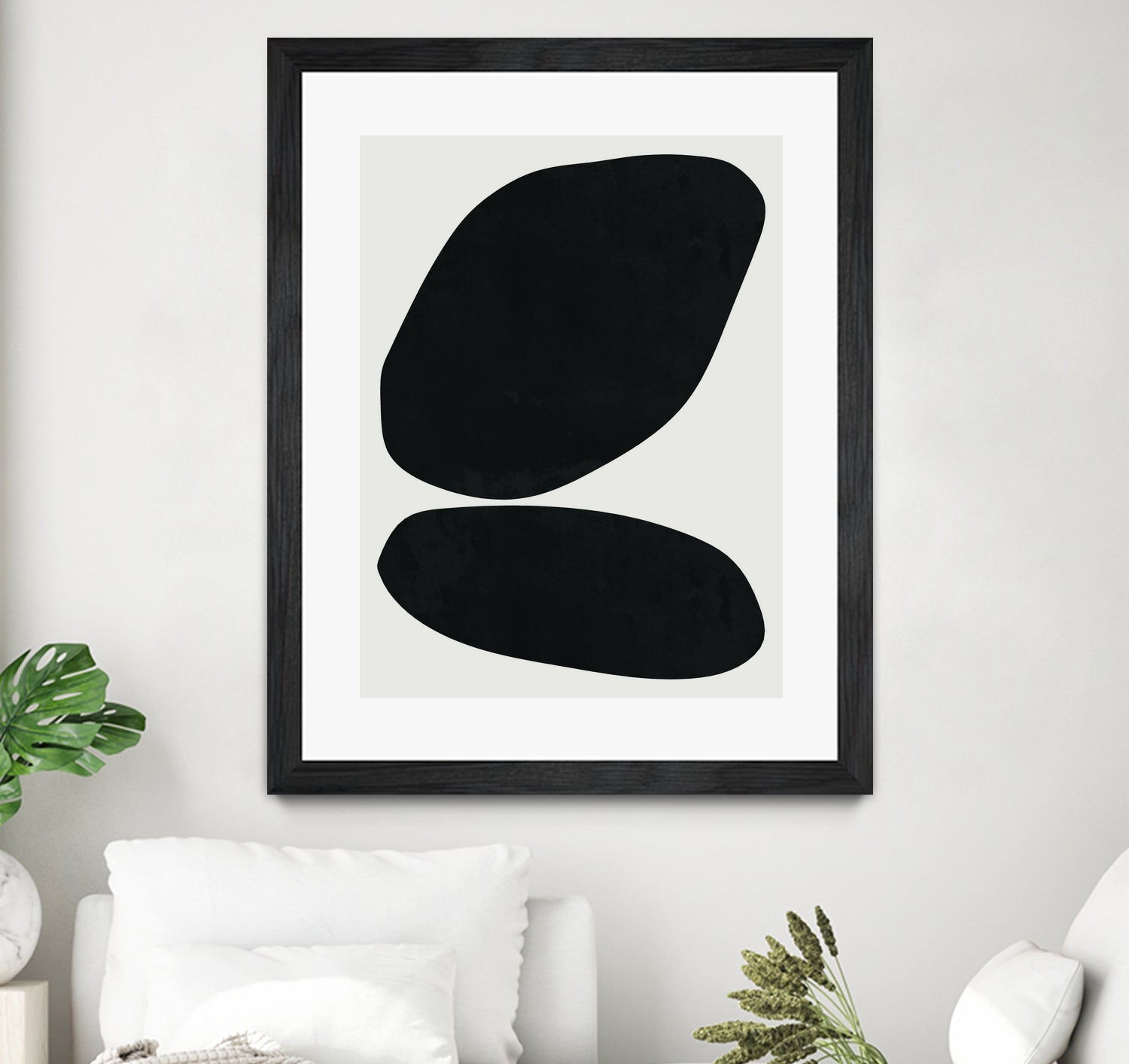 Black Abstract II by M Studio on GIANT ART - black scandinavian