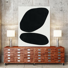 Black Abstract II by M Studio on GIANT ART - black scandinavian