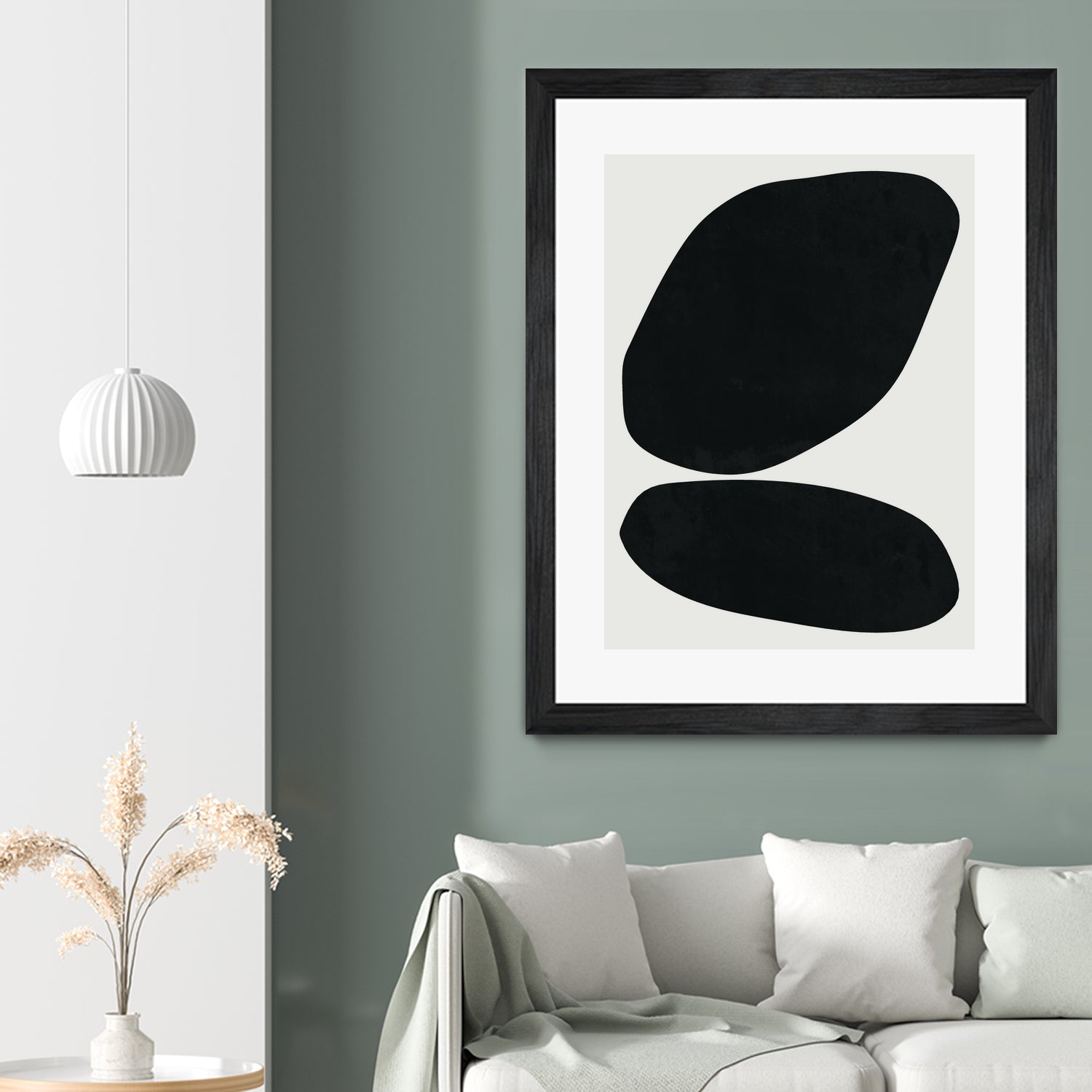 Black Abstract II by M Studio on GIANT ART - black scandinavian