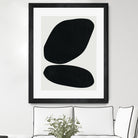 Black Abstract II by M Studio on GIANT ART - black scandinavian