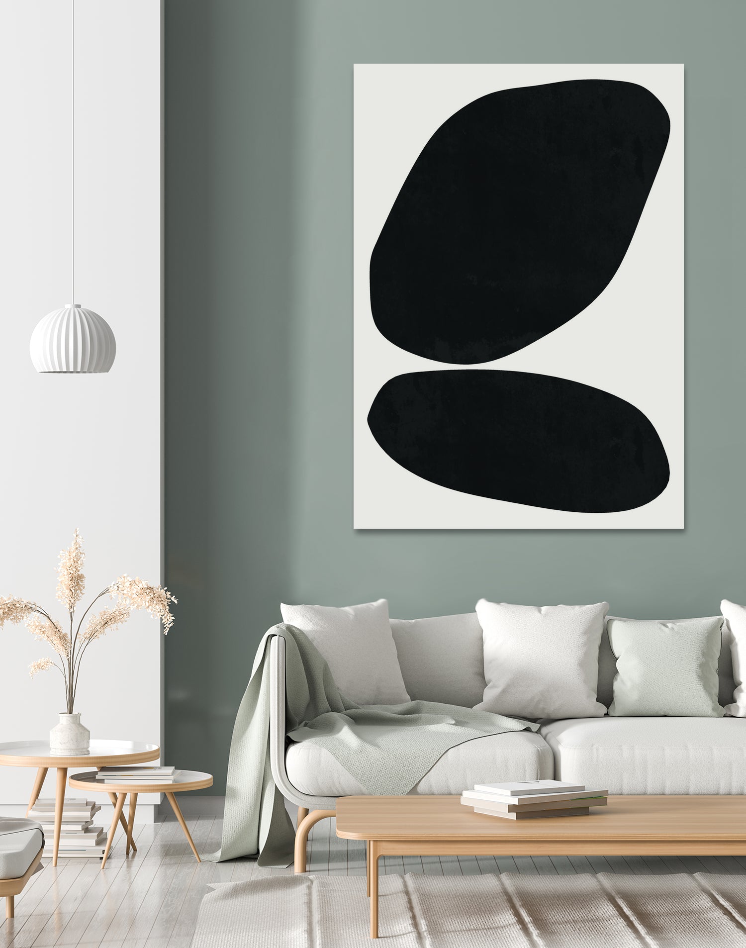 Black Abstract II by M Studio on GIANT ART - black scandinavian