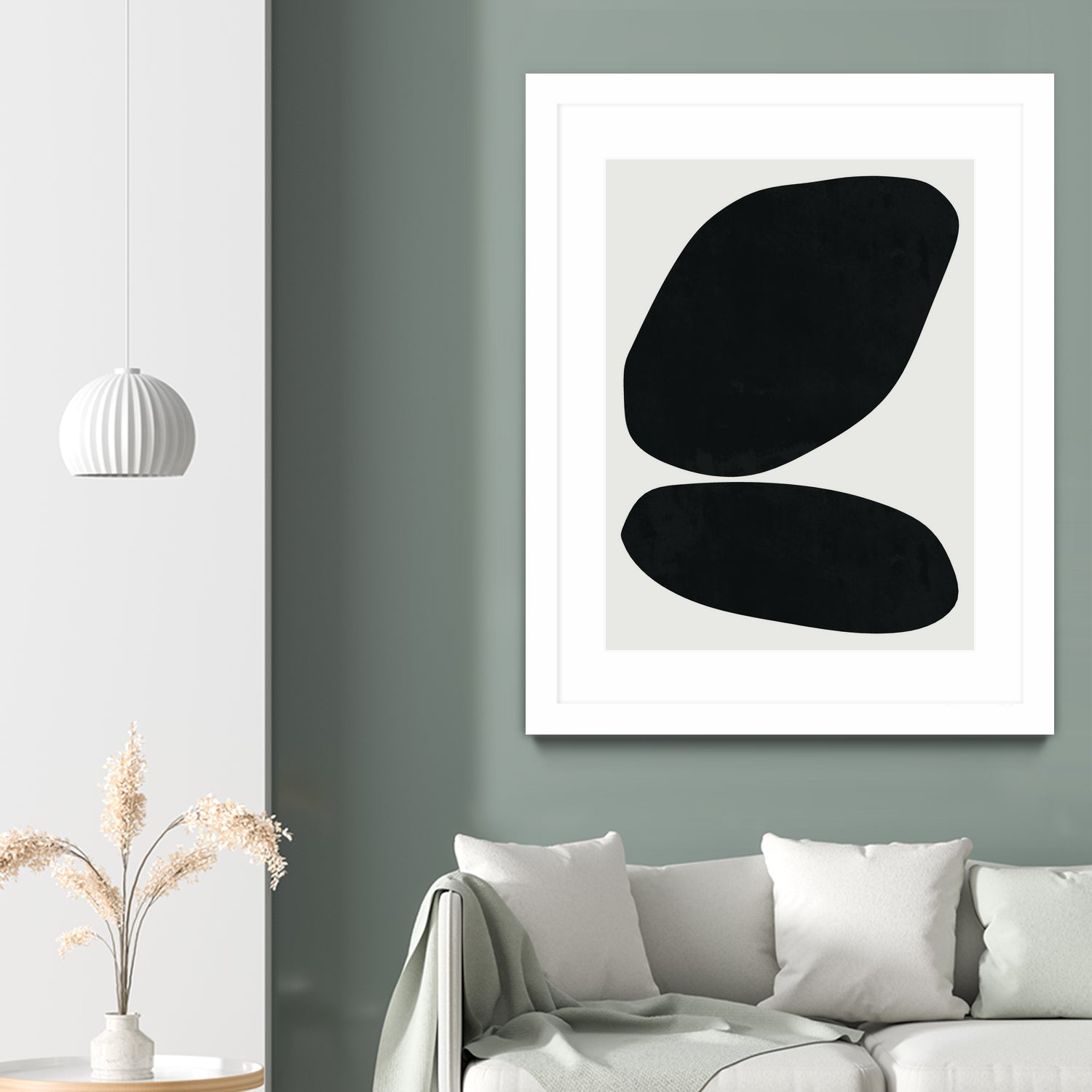 Black Abstract II by M Studio on GIANT ART - black scandinavian