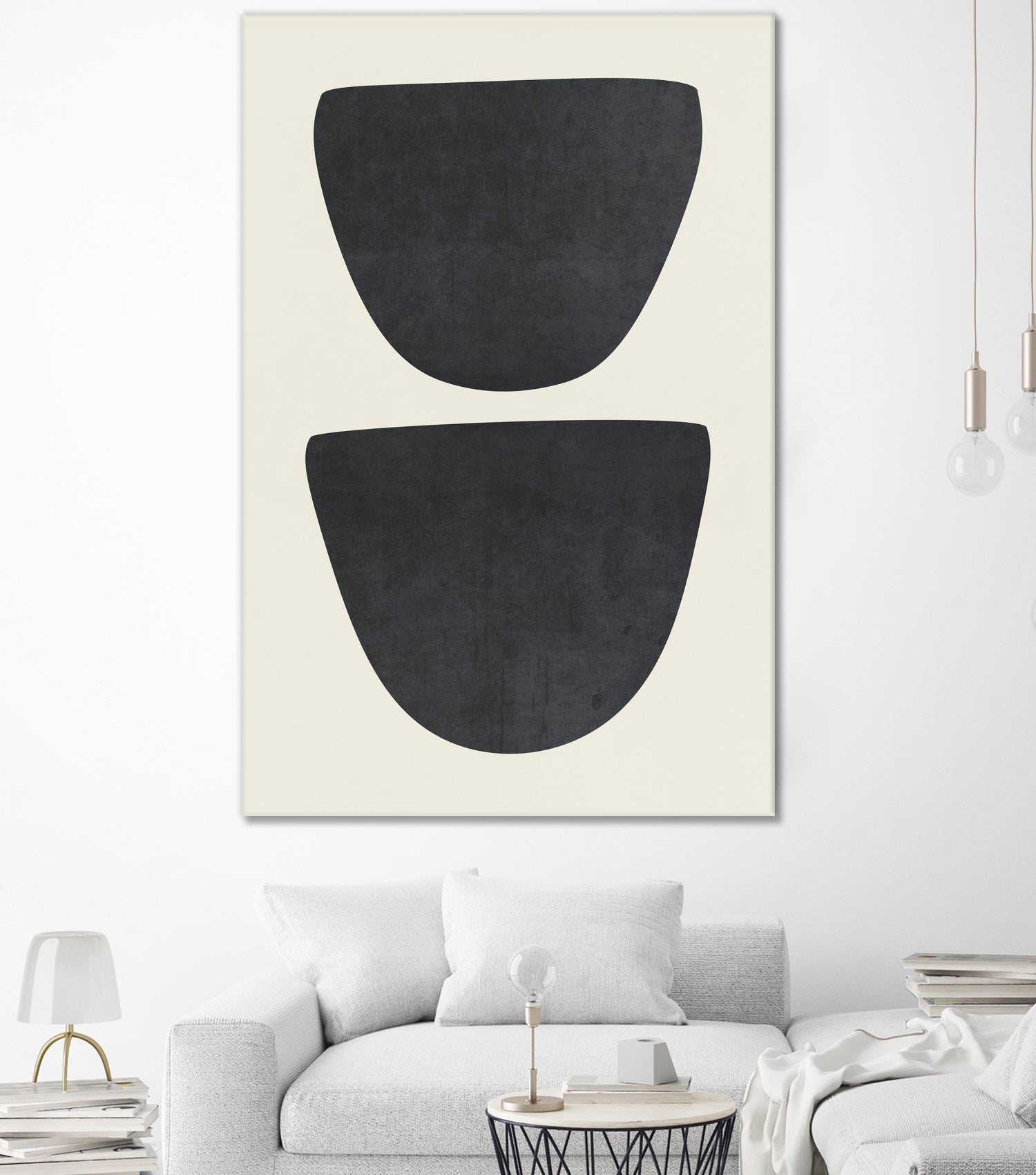 Two by M Studio on GIANT ART - black scandinavian minimalist