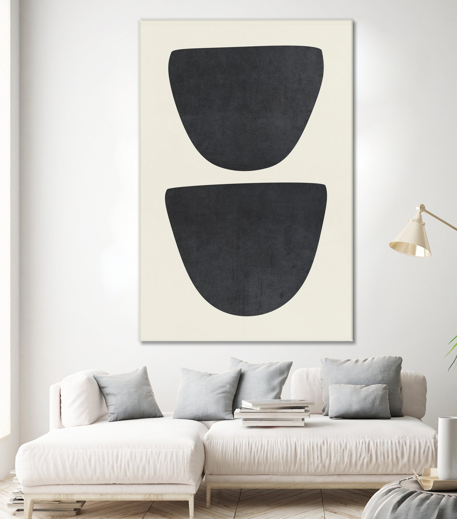 Two by M Studio on GIANT ART - black scandinavian minimalist