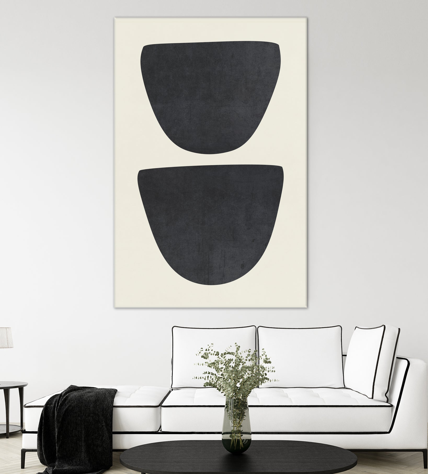 Two by M Studio on GIANT ART - black scandinavian minimalist