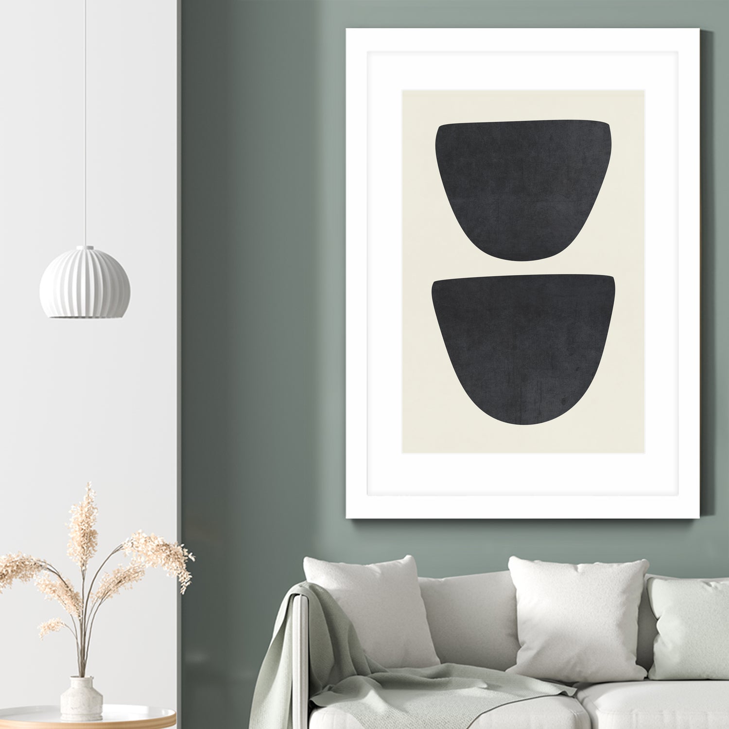 Two by M Studio on GIANT ART - black scandinavian minimalist