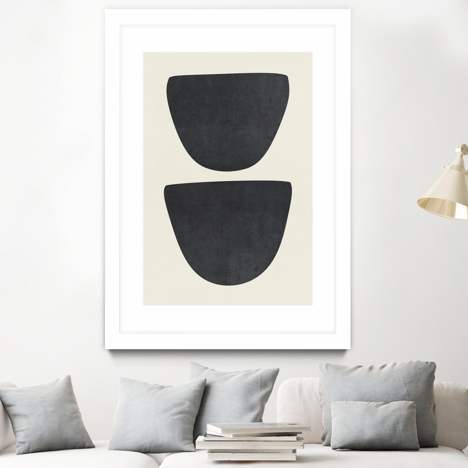 Two by M Studio on GIANT ART - black scandinavian minimalist