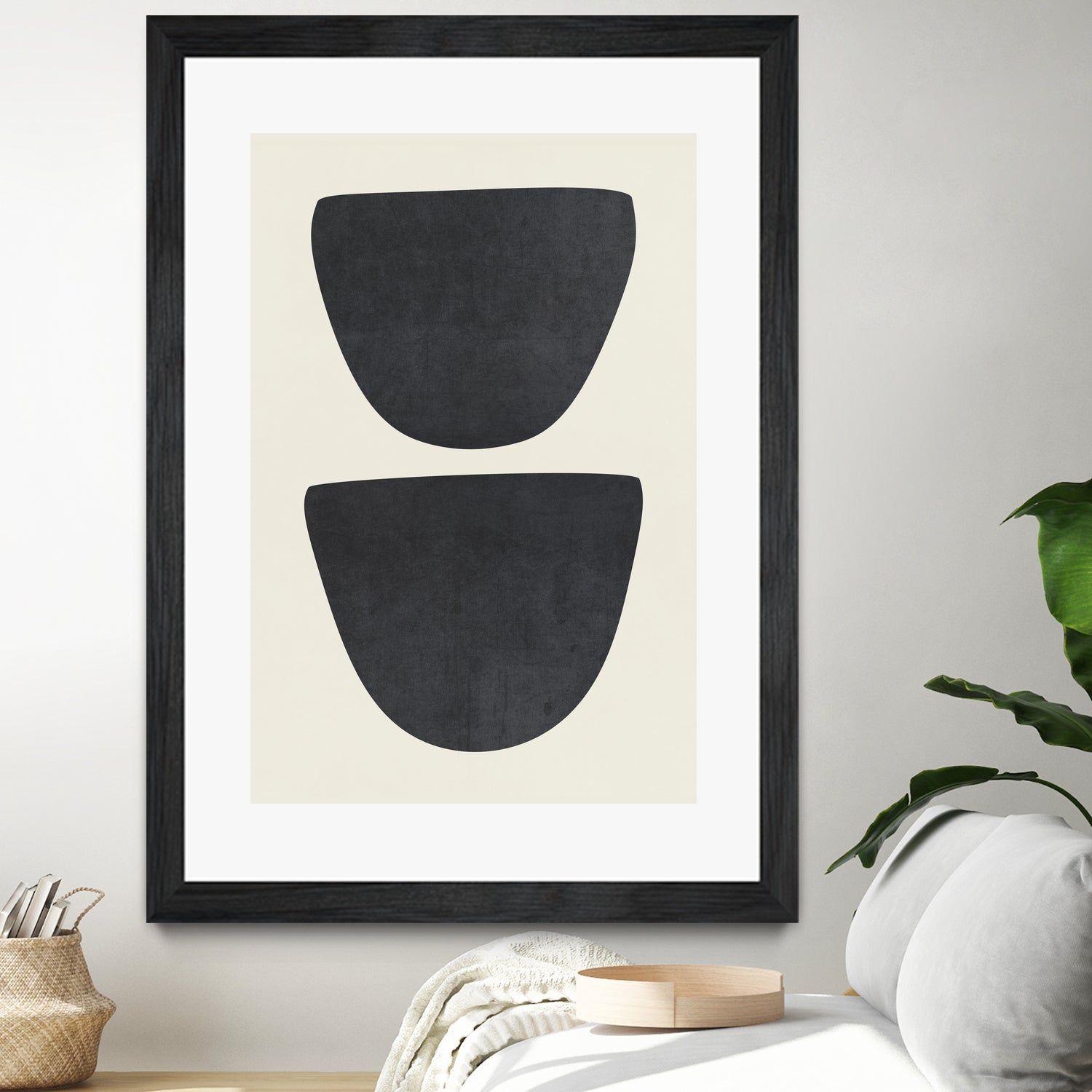 Two by M Studio on GIANT ART - black scandinavian minimalist