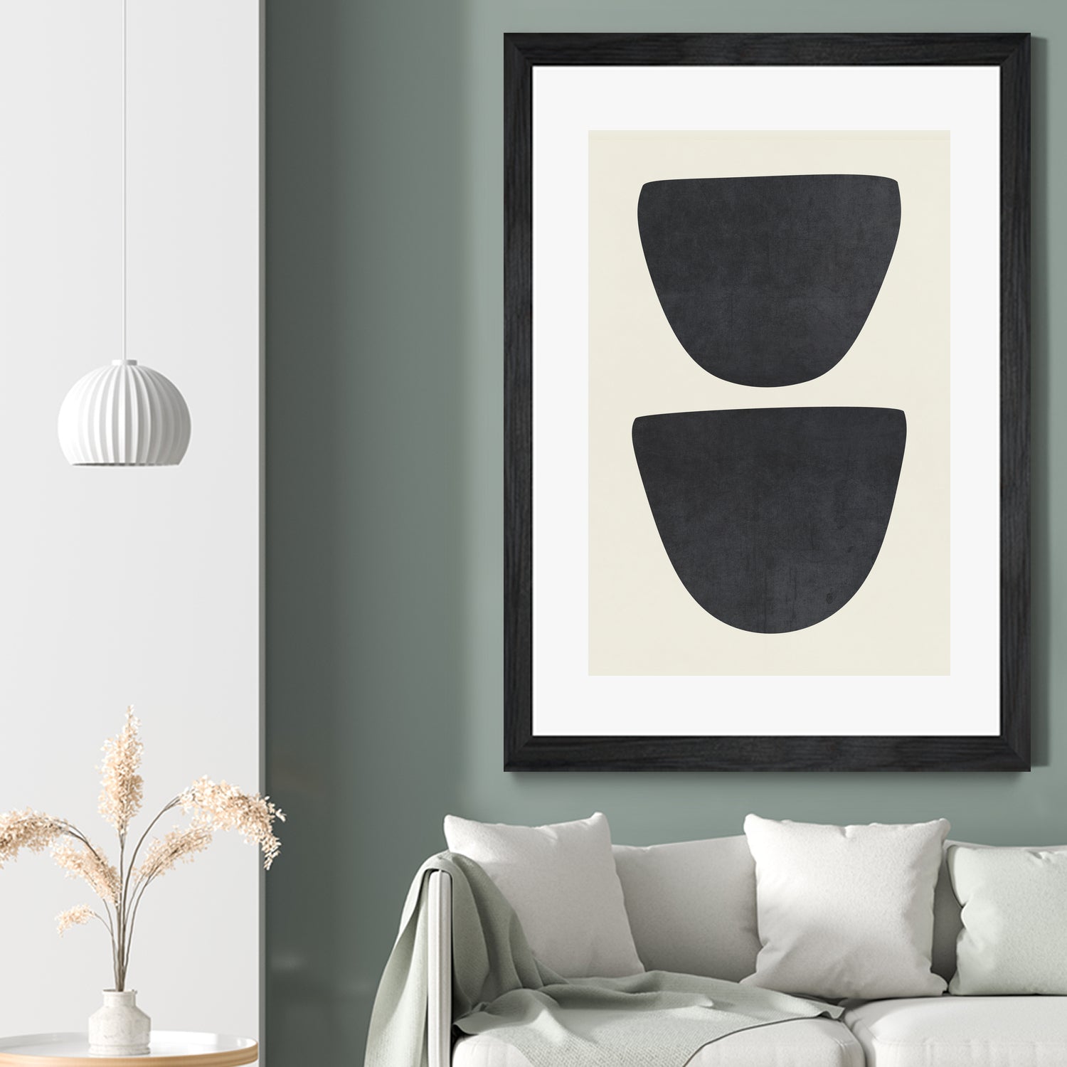 Two by M Studio on GIANT ART - black scandinavian minimalist