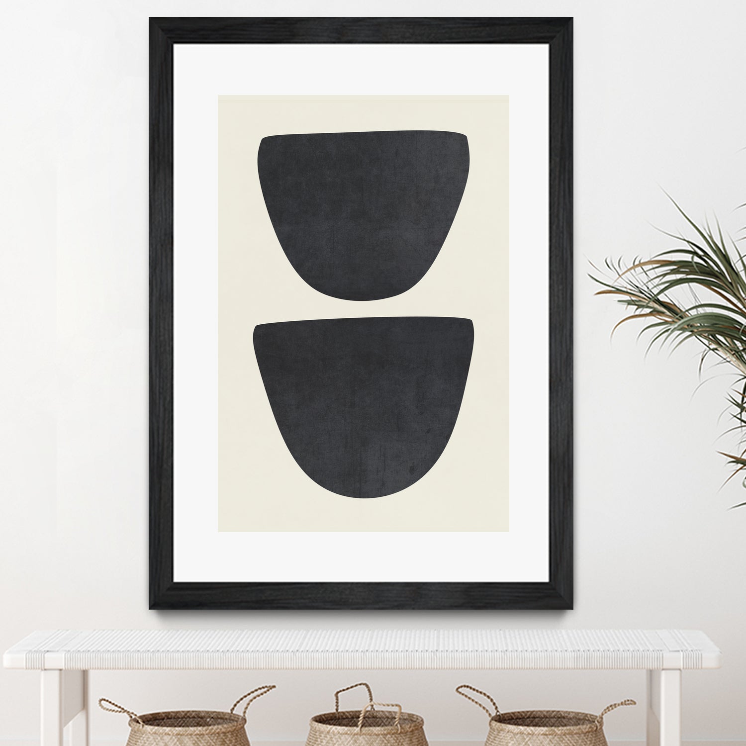 Two by M Studio on GIANT ART - black scandinavian minimalist