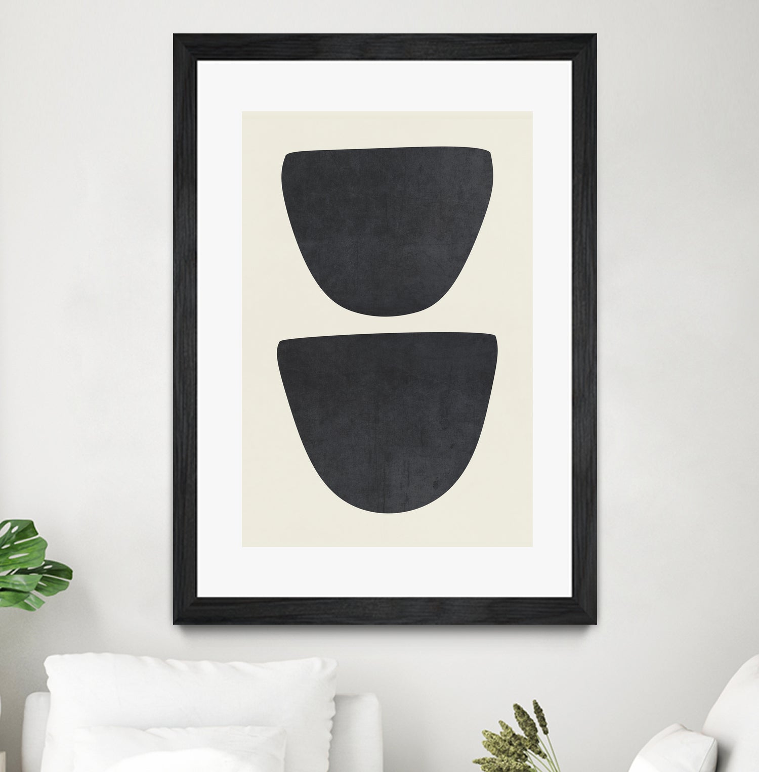 Two by M Studio on GIANT ART - black scandinavian minimalist