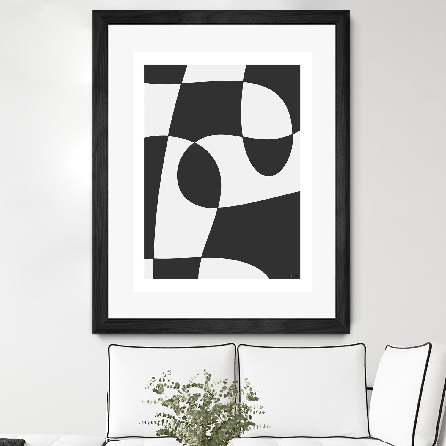 Forms of Art by M Studio on GIANT ART - black