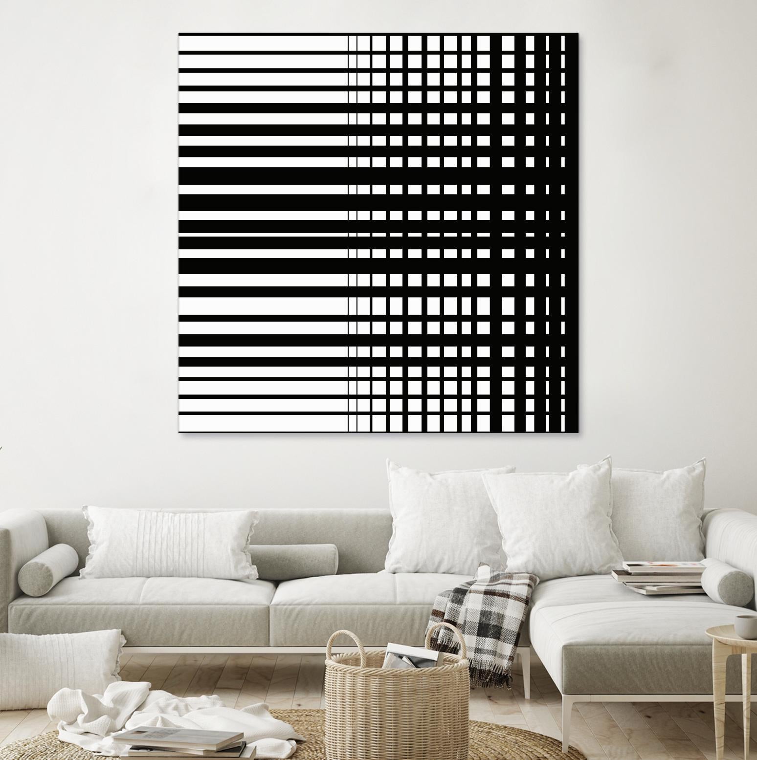 Vibing I by Daleno Art on GIANT ART - white patterns abstrait