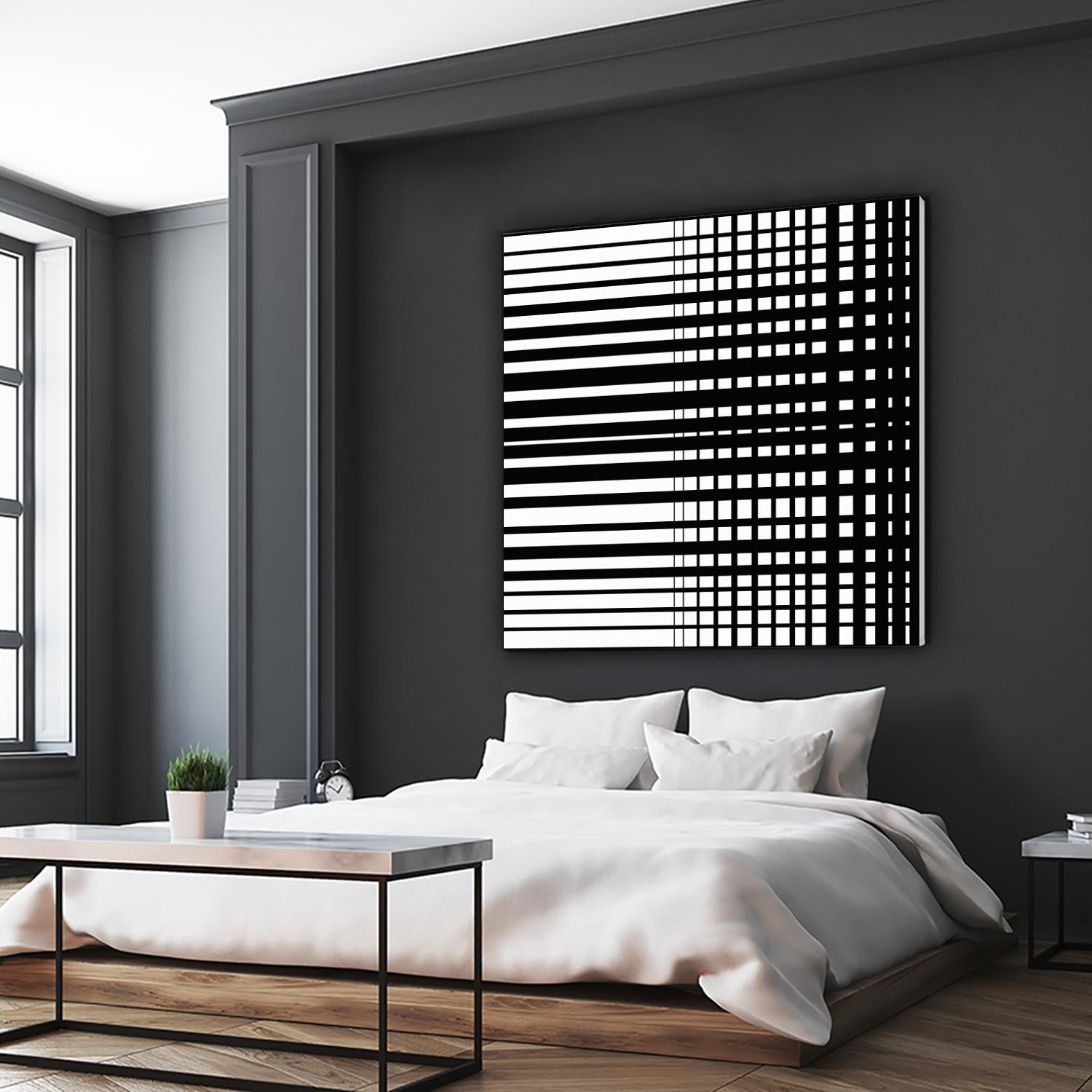 Vibing I by Daleno Art on GIANT ART - white patterns abstrait