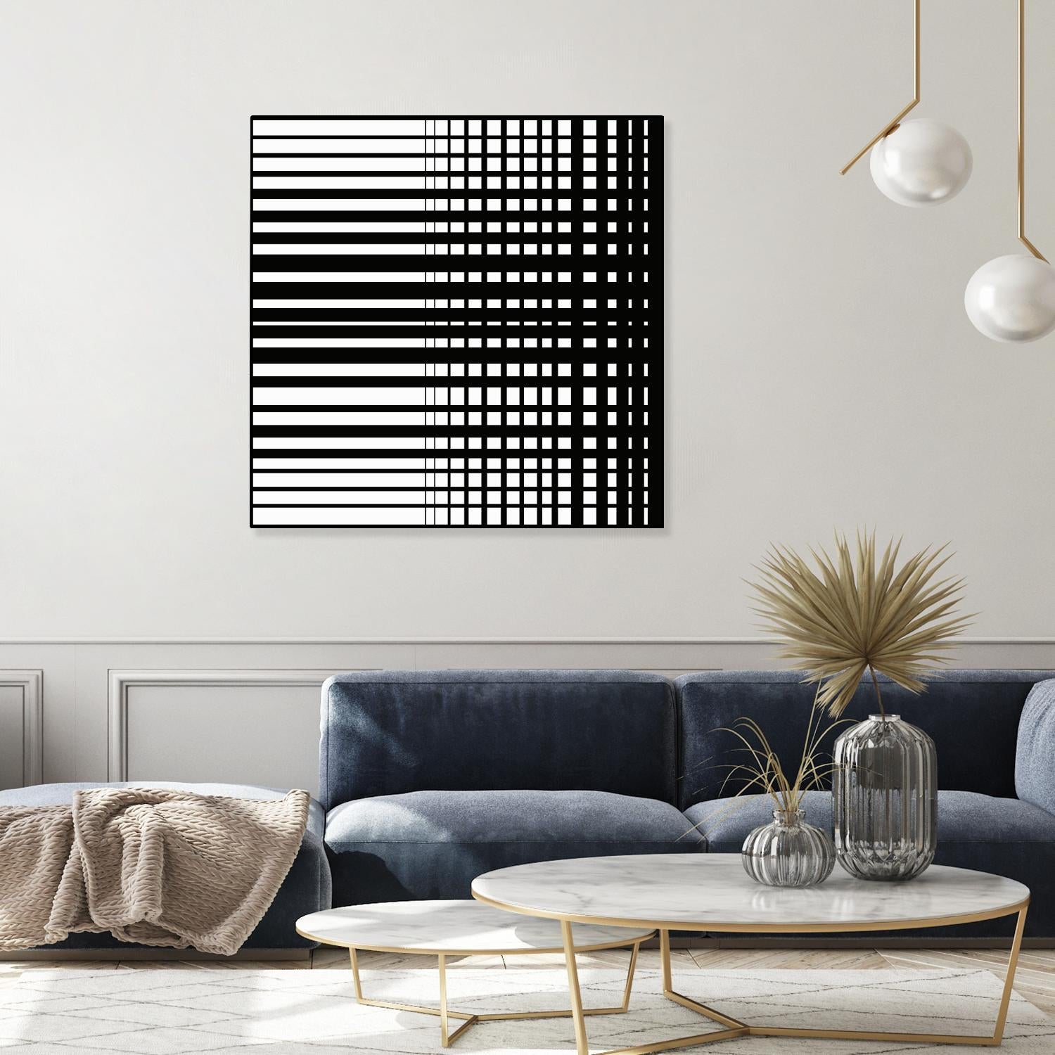 Vibing I by Daleno Art on GIANT ART - white patterns abstrait